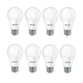 A19 Dimmable Frost Filament LED Light Bulb with E26 Base, 4000K, 800 Lumens, 8-Pack