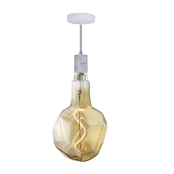 Antique 4W Dimmable LED Flush Mount Ceiling Light, 2000K, 200 Lumens, 6.5-inch Dia x 11.5-inch L