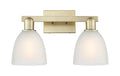 Arcadia Bath Vanity Light Cast Brass Finish