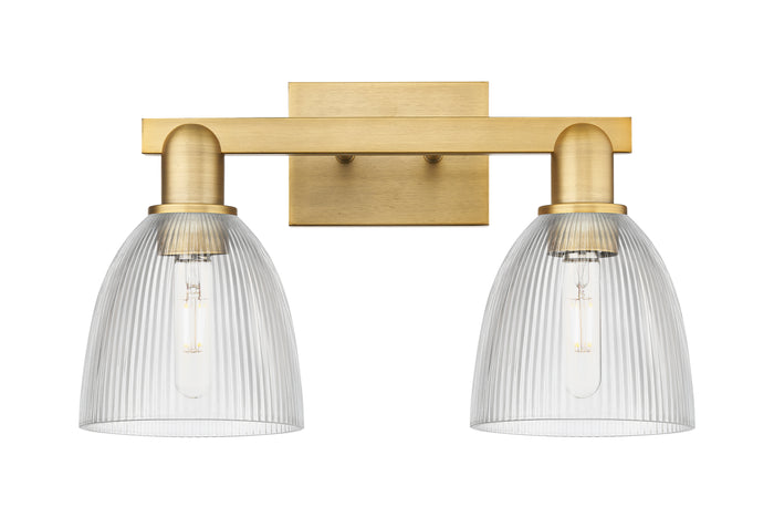 Arcadia Bath Vanity Light Cast Brass Finish