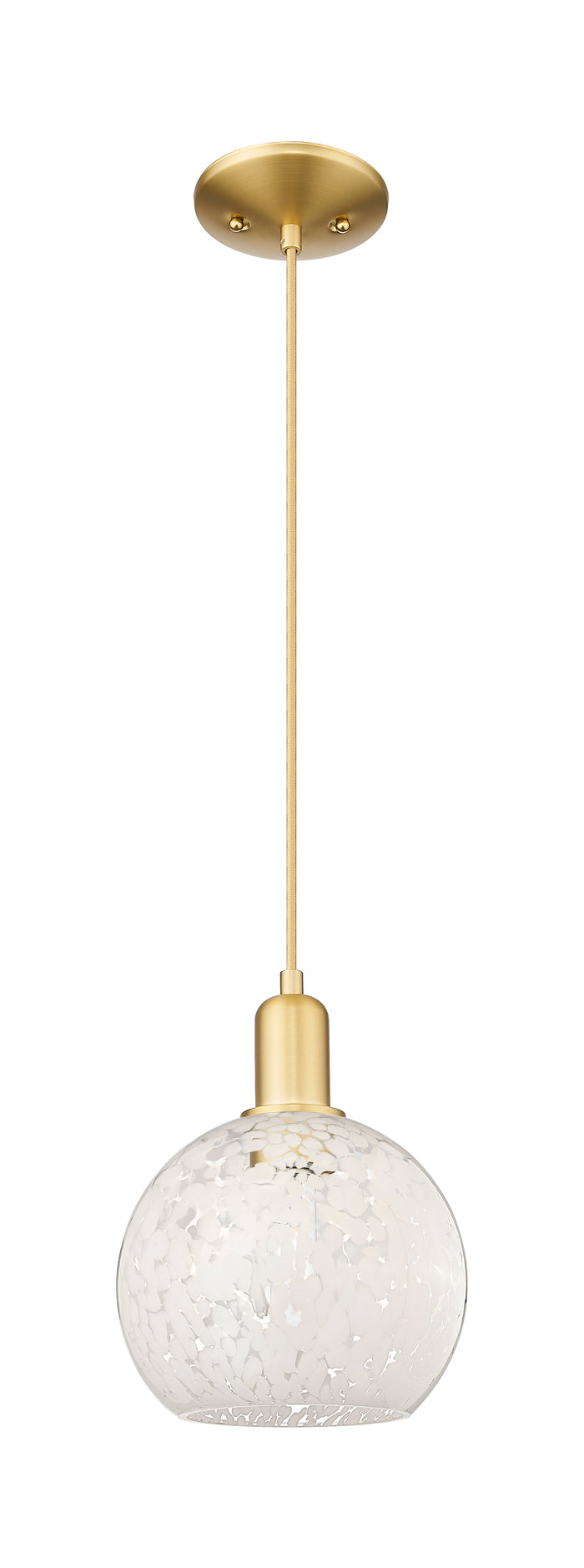 Satin Gold / White Mouchette