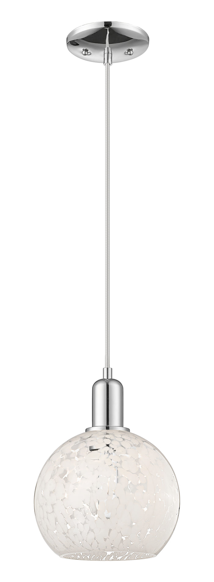 Arcadia Mini Pendant Antique Brass 8 Inch