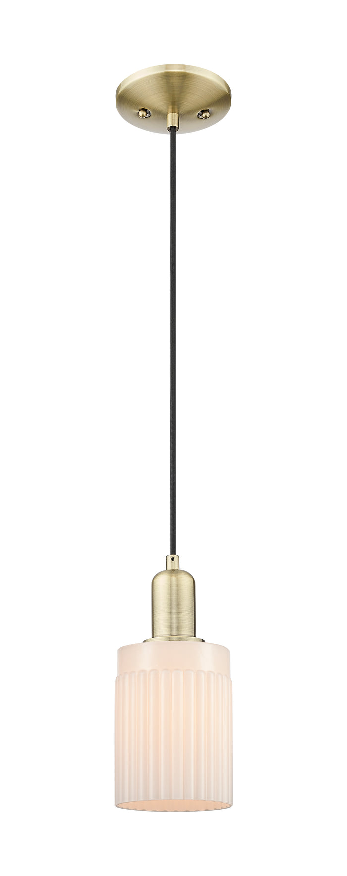 Arcadia Mini Pendant Antique Brass Dimmable