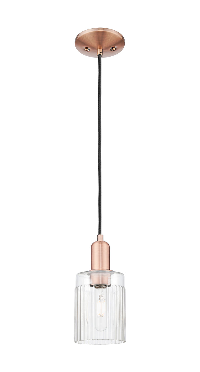 Arcadia Mini Pendant Antique Brass Dimmable