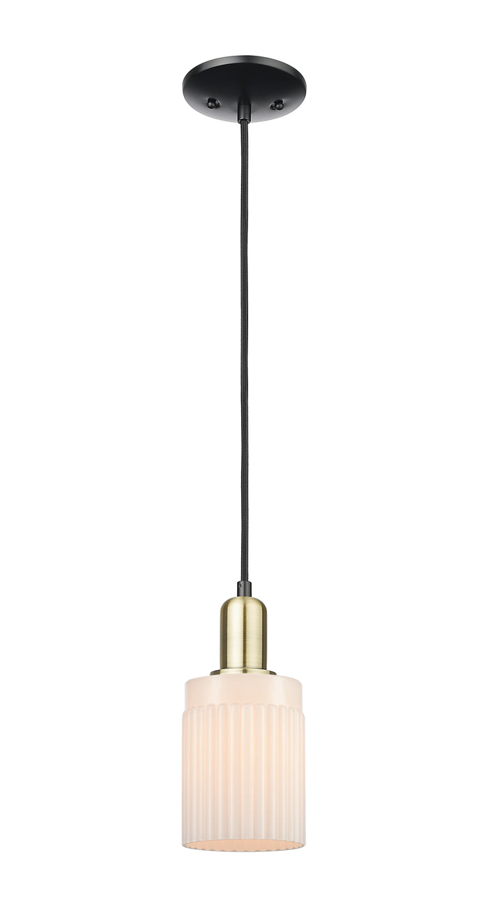 Arcadia Mini Pendant Antique Brass Dimmable