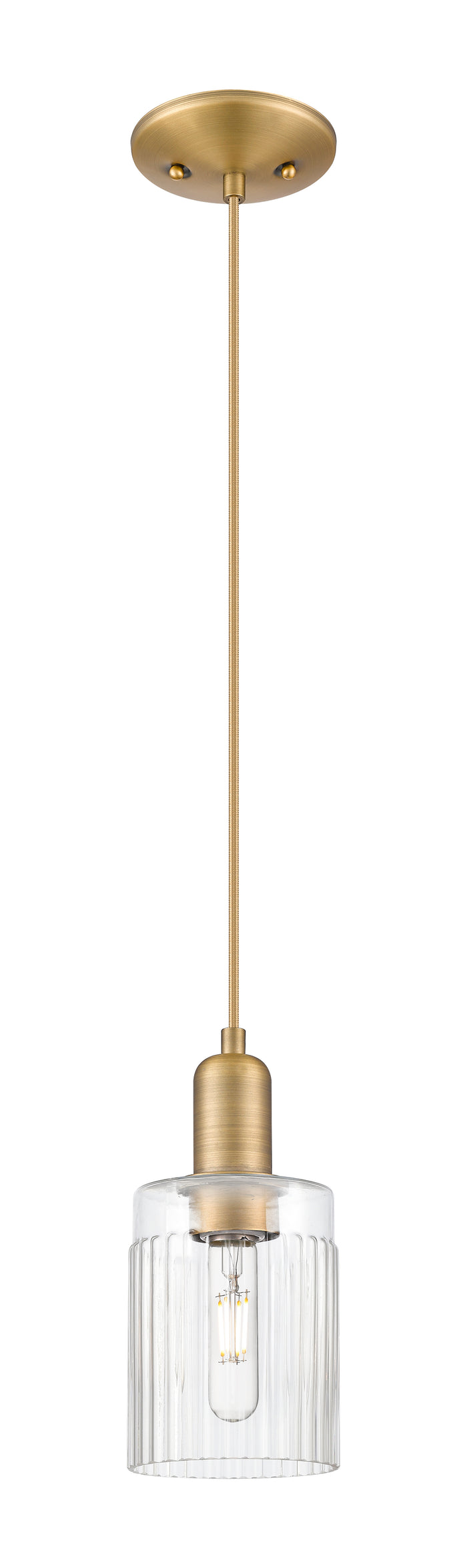 Arcadia Mini Pendant Antique Brass Dimmable