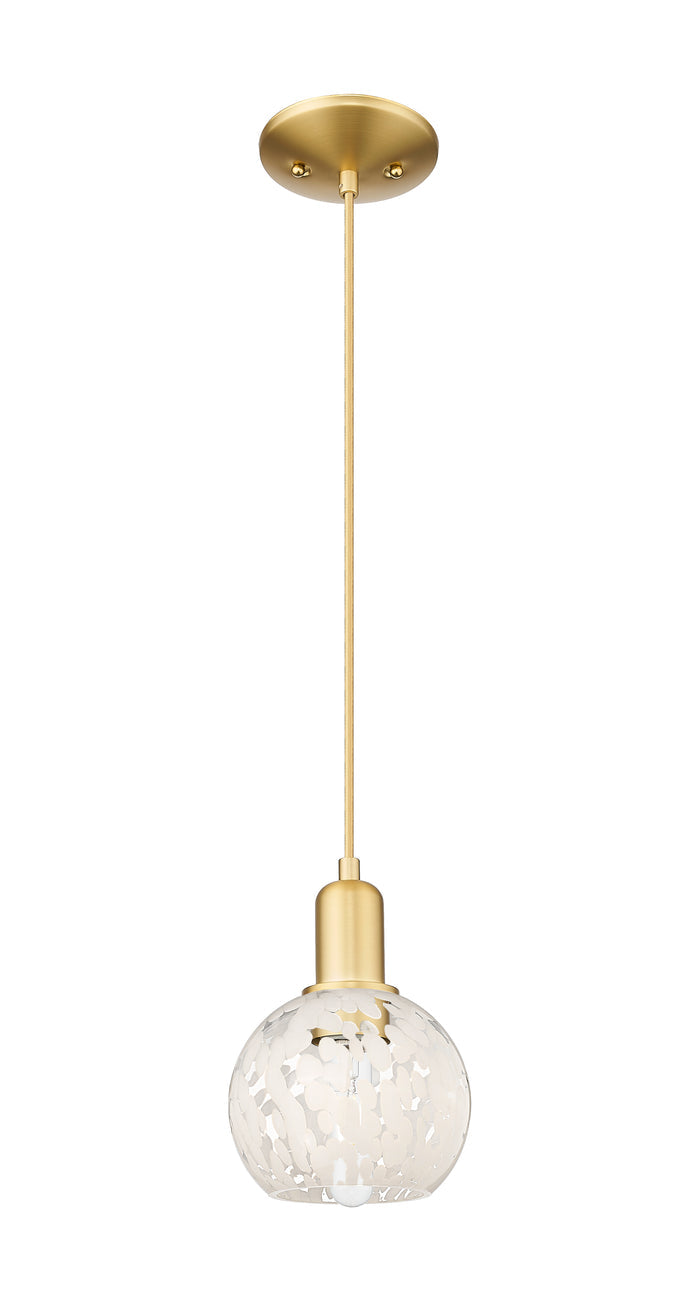 Satin Gold / White Mouchette