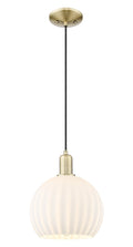 Arcadia Mini Pendant Antique Brass Finish