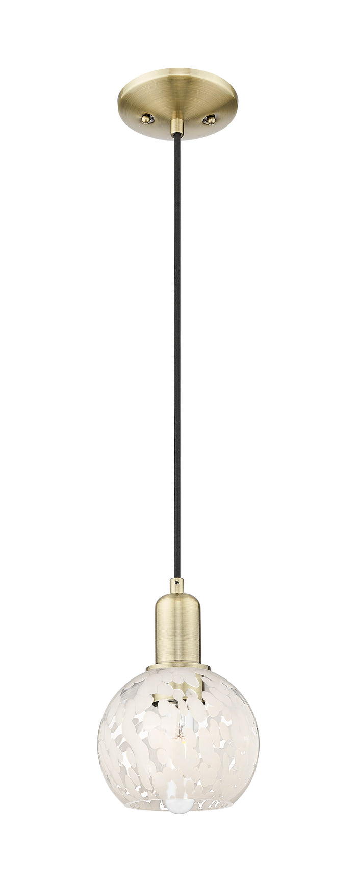 Arcadia Mini Pendant Antique Brass Finish