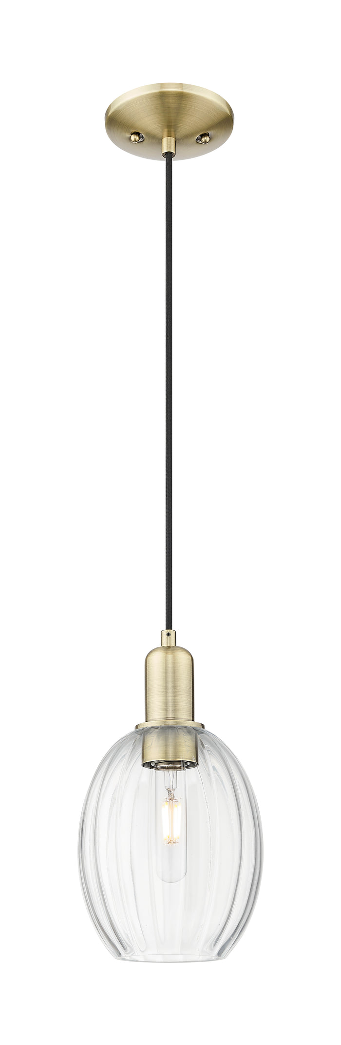 Arcadia Mini Pendant Antique Brass Finish