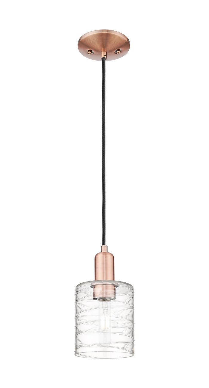 Arcadia Mini Pendant Antique Brass Finish