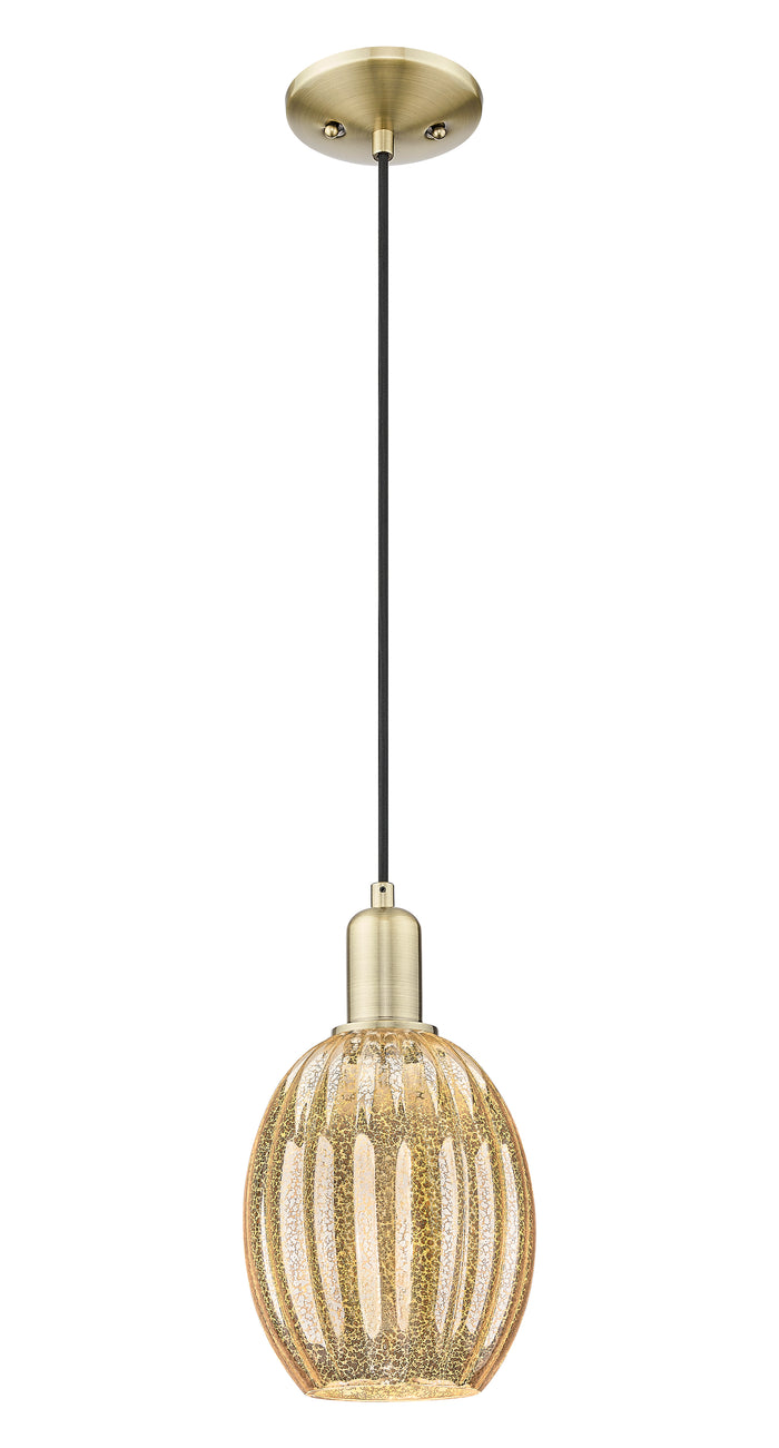 Arcadia Mini Pendant Antique Brass Finish