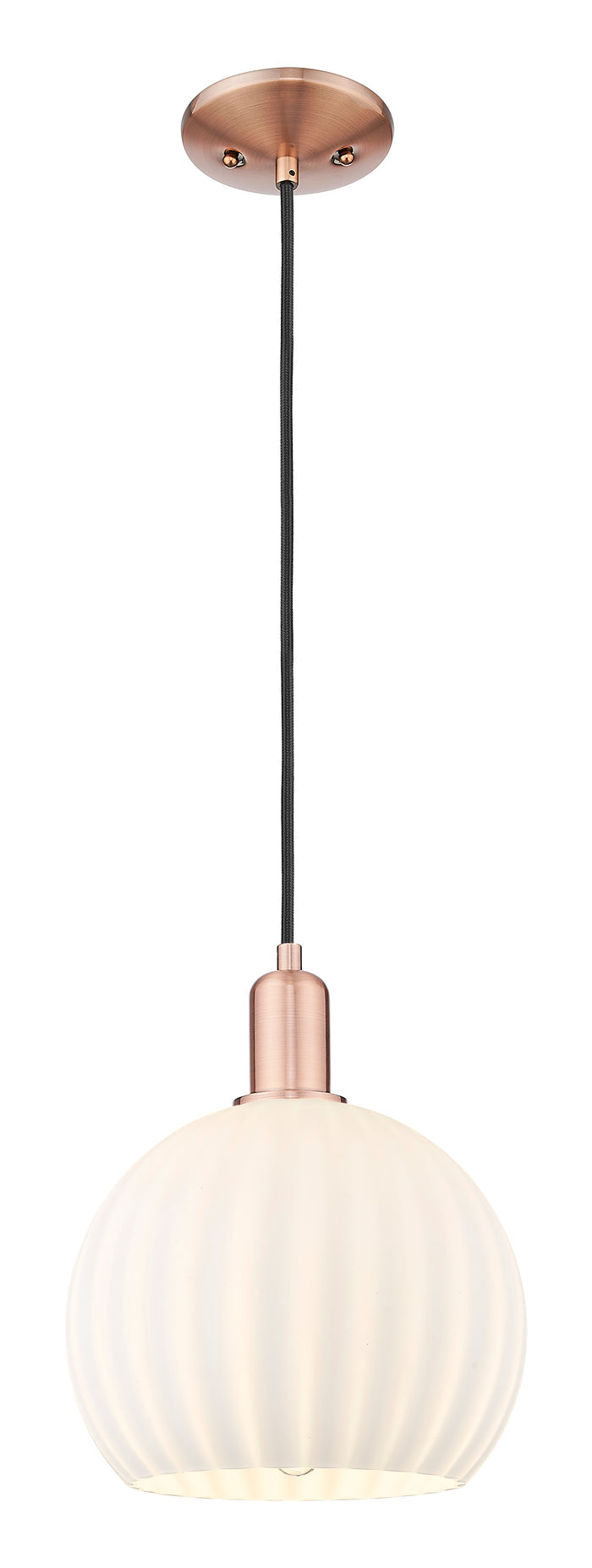Arcadia Mini Pendant Antique Brass Finish