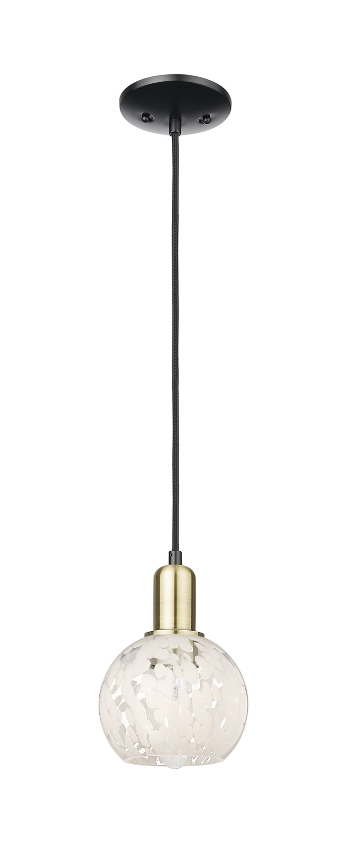 Arcadia Mini Pendant Antique Brass Finish