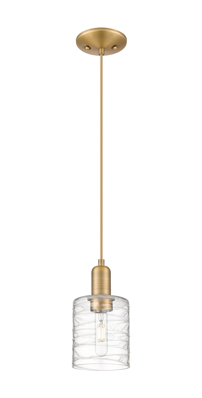 Arcadia Mini Pendant Antique Brass Finish