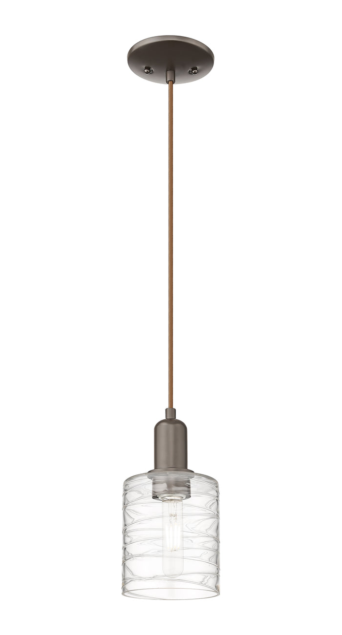 Arcadia Mini Pendant Antique Brass Finish