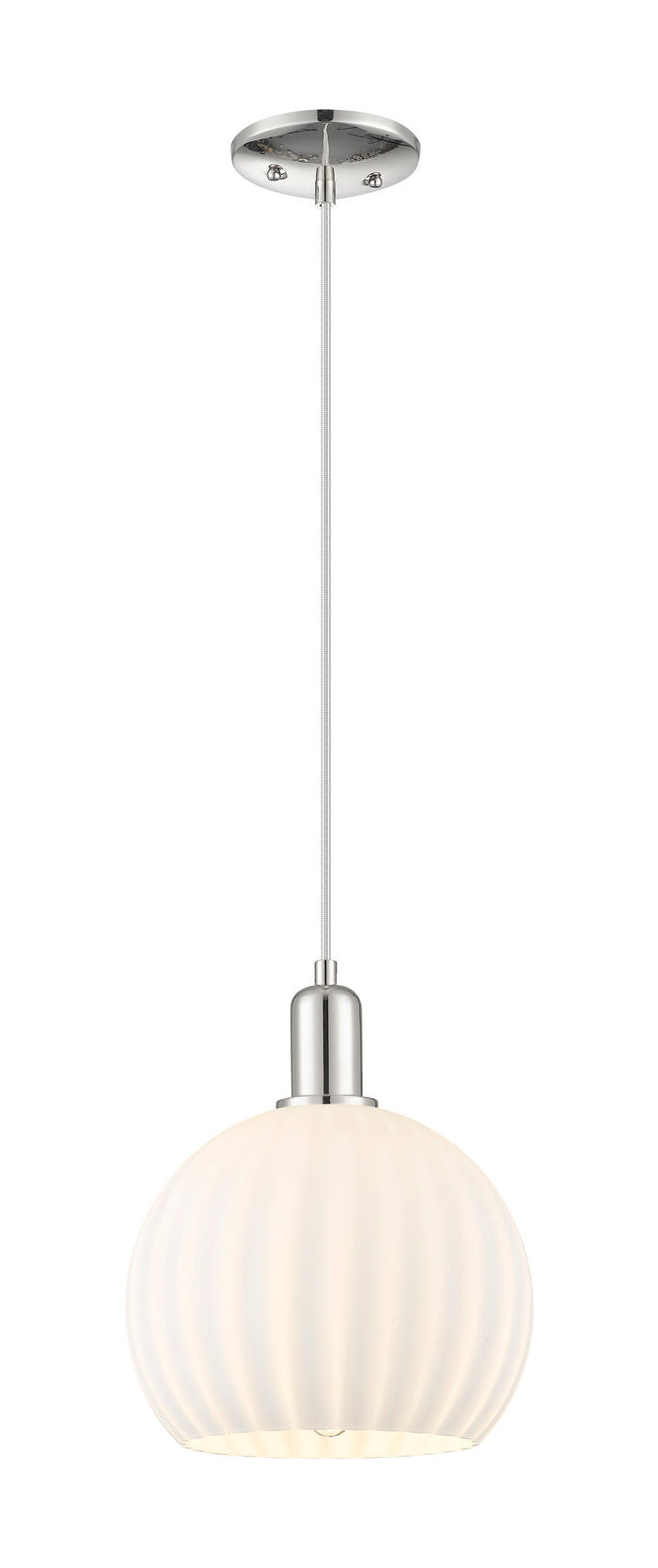 Polished Nickel / White Venetian