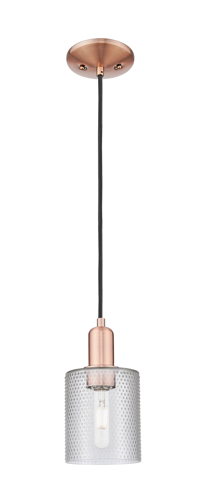 Arcadia Mini Pendant Antique Brass Steel
