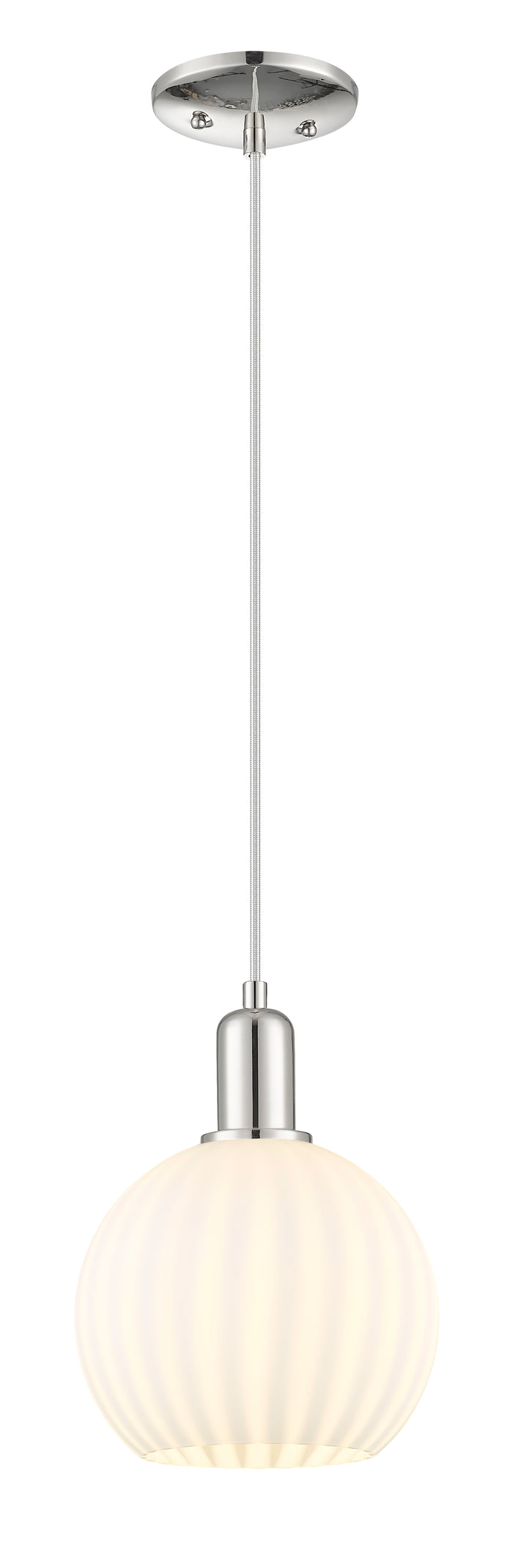 Polished Nickel / White Venetian