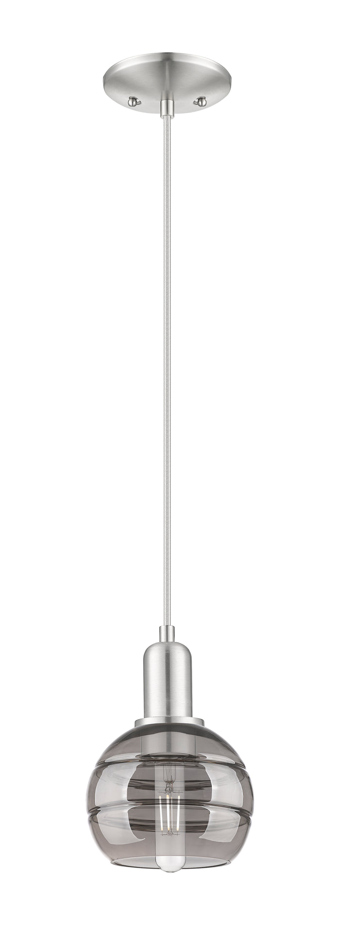 Brushed Satin Nickel / Light Smoke