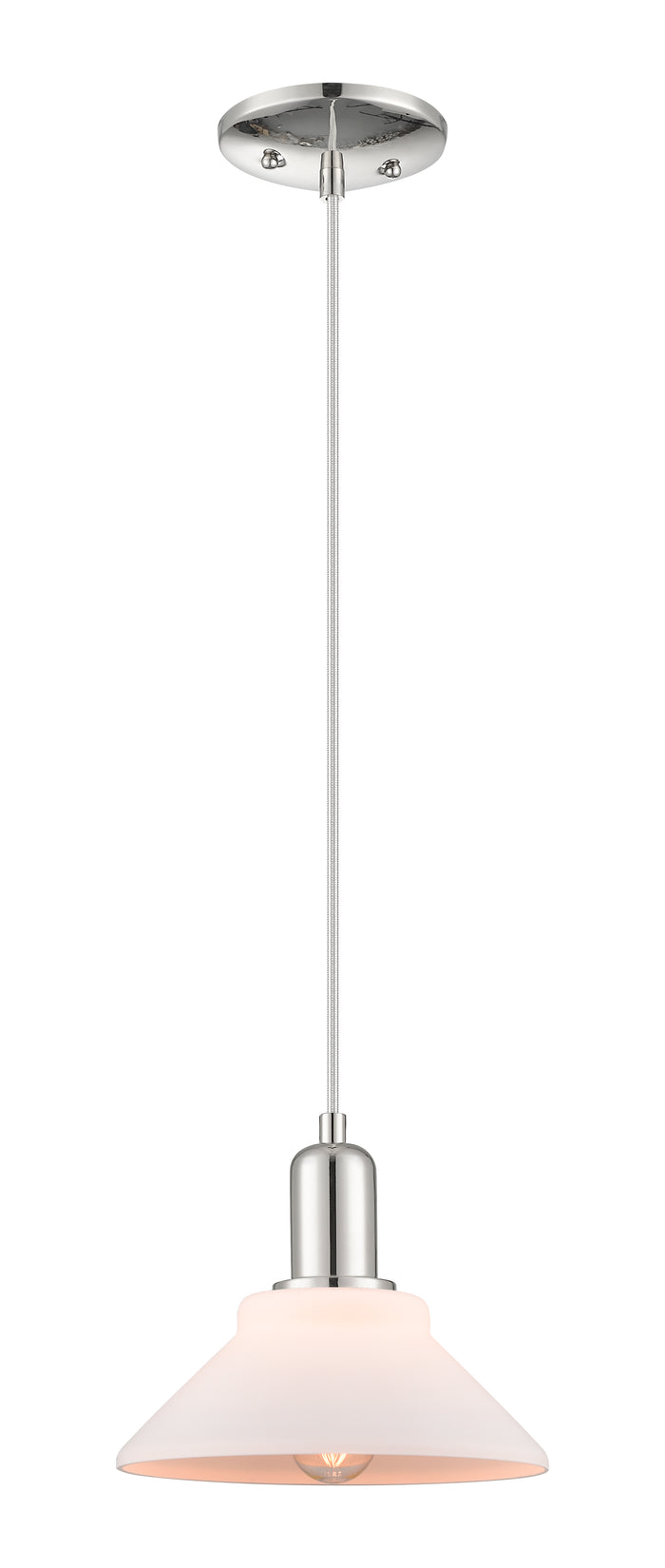 Polished Nickel / Matte White