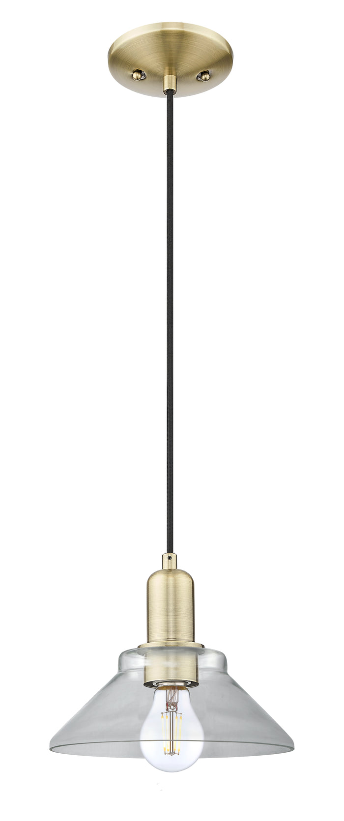 Arcadia Mini Pendant Antique Brass