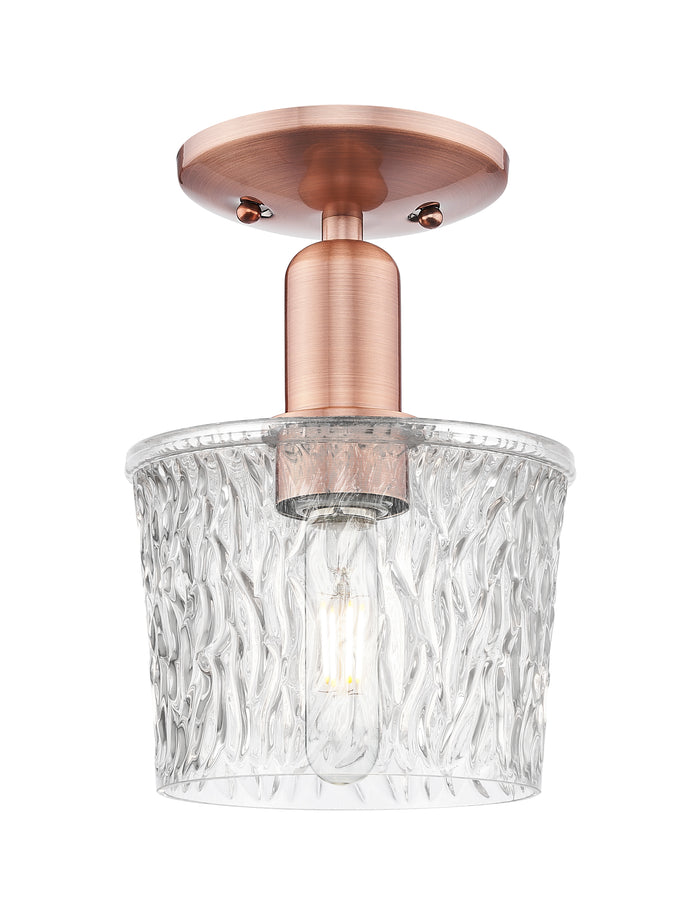 Arcadia Semi-Flush Mount Brushed Nickel