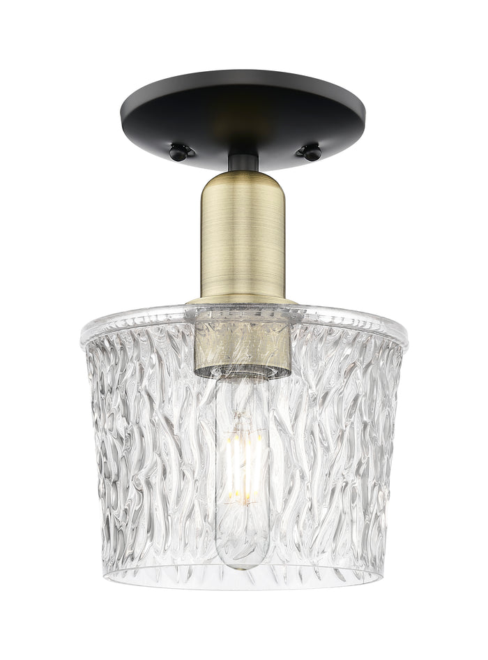Arcadia Semi-Flush Mount Brushed Nickel