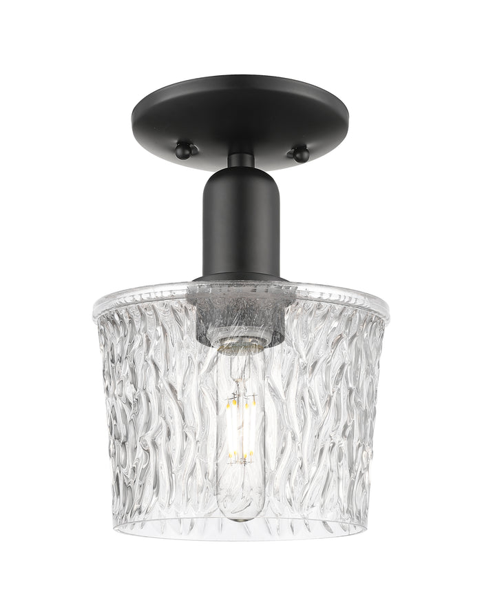 Arcadia Semi-Flush Mount Brushed Nickel