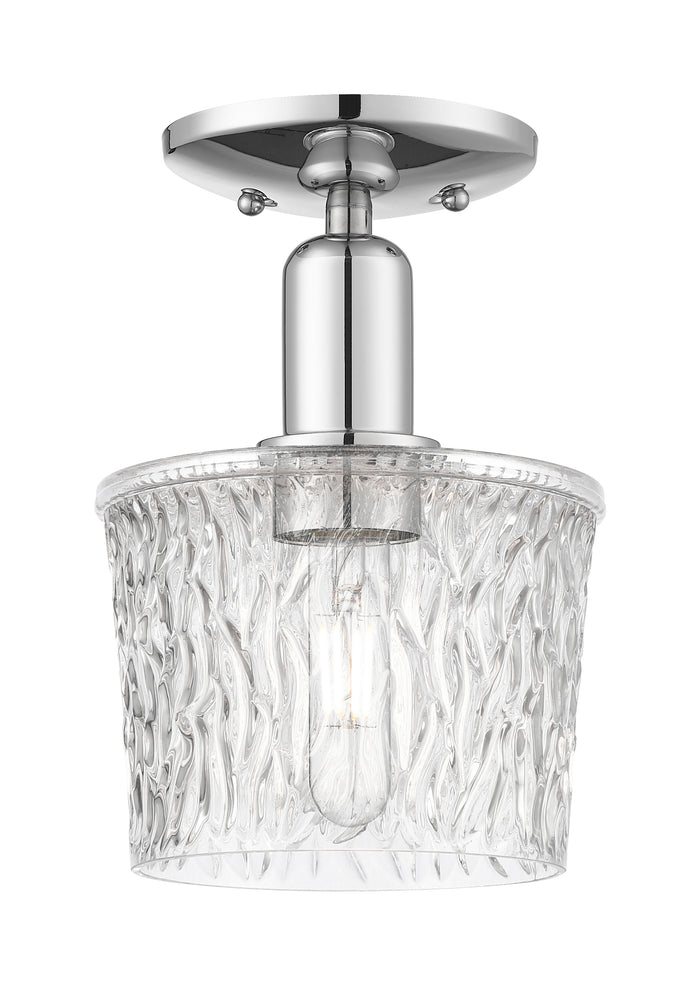 Arcadia Semi-Flush Mount Brushed Nickel