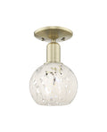 Arcadia Semi-Flush Mount Brushed Satin Nickel