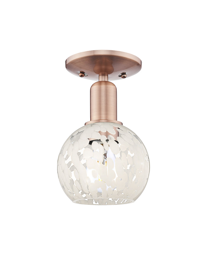 Arcadia Semi-Flush Mount Brushed Satin Nickel