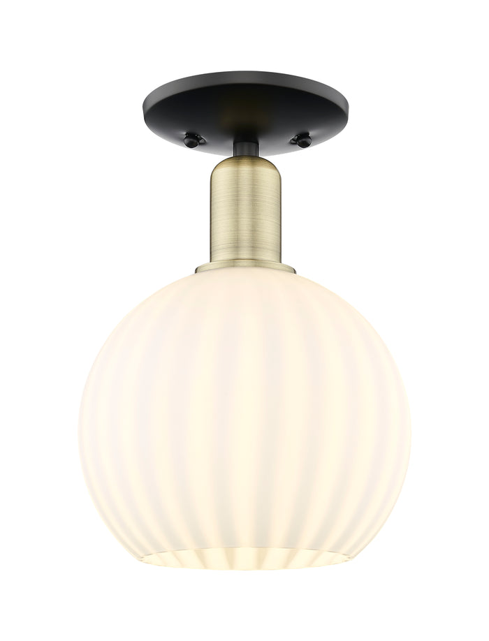 Arcadia Semi-Flush Mount Brushed Satin Nickel