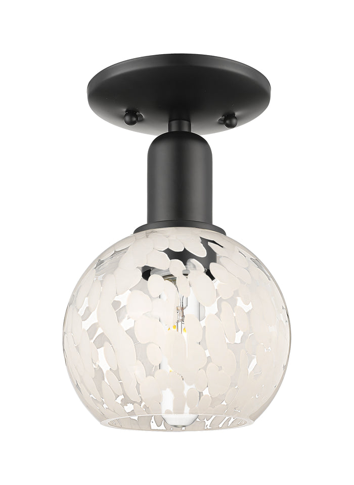 Arcadia Semi-Flush Mount Brushed Satin Nickel