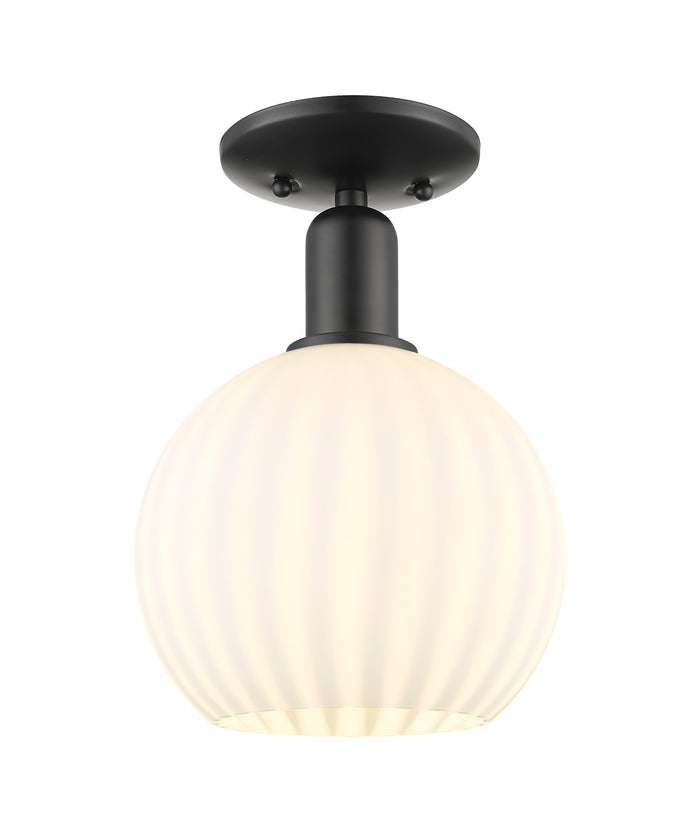 Arcadia Semi-Flush Mount Brushed Satin Nickel