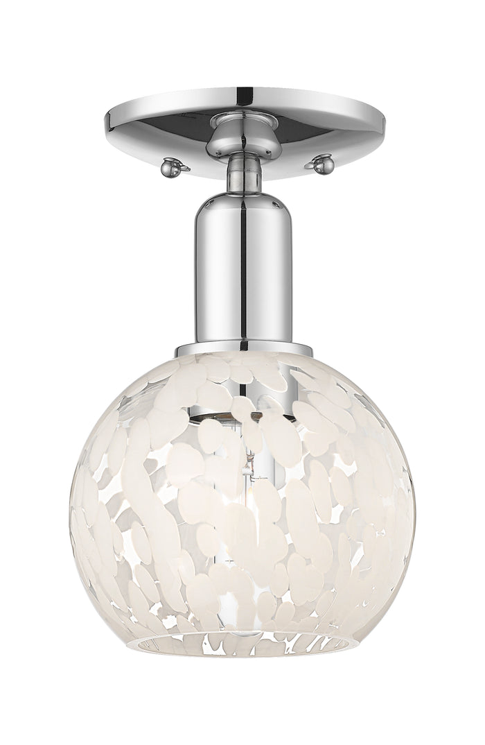 Arcadia Semi-Flush Mount Brushed Satin Nickel