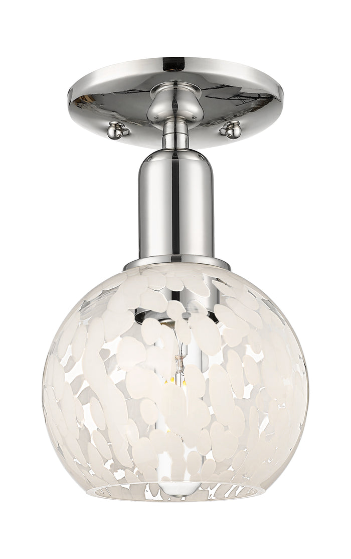 Polished Nickel / White Mouchette