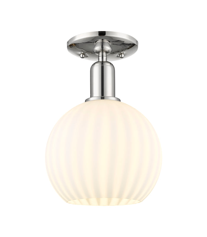 Polished Nickel / White Venetian