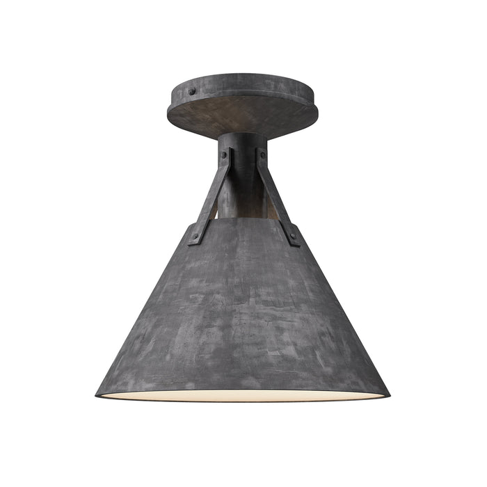 Archer 10-in Steel Flush Mount