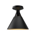 Archer 10-in Steel Flush Mount