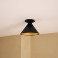 Archer 7-in Steel Flush Mount