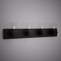 4 Lights Aries 4-light Vanity Light Matte Black  Dimmable 160W