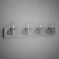 4 Lights Aries 4-light Vanity Light Polished Chrome  Dimmable 160W