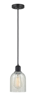 Austere Mini Pendant Matte Black Brass