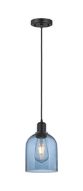Austere Mini Pendant Matte Black Brass