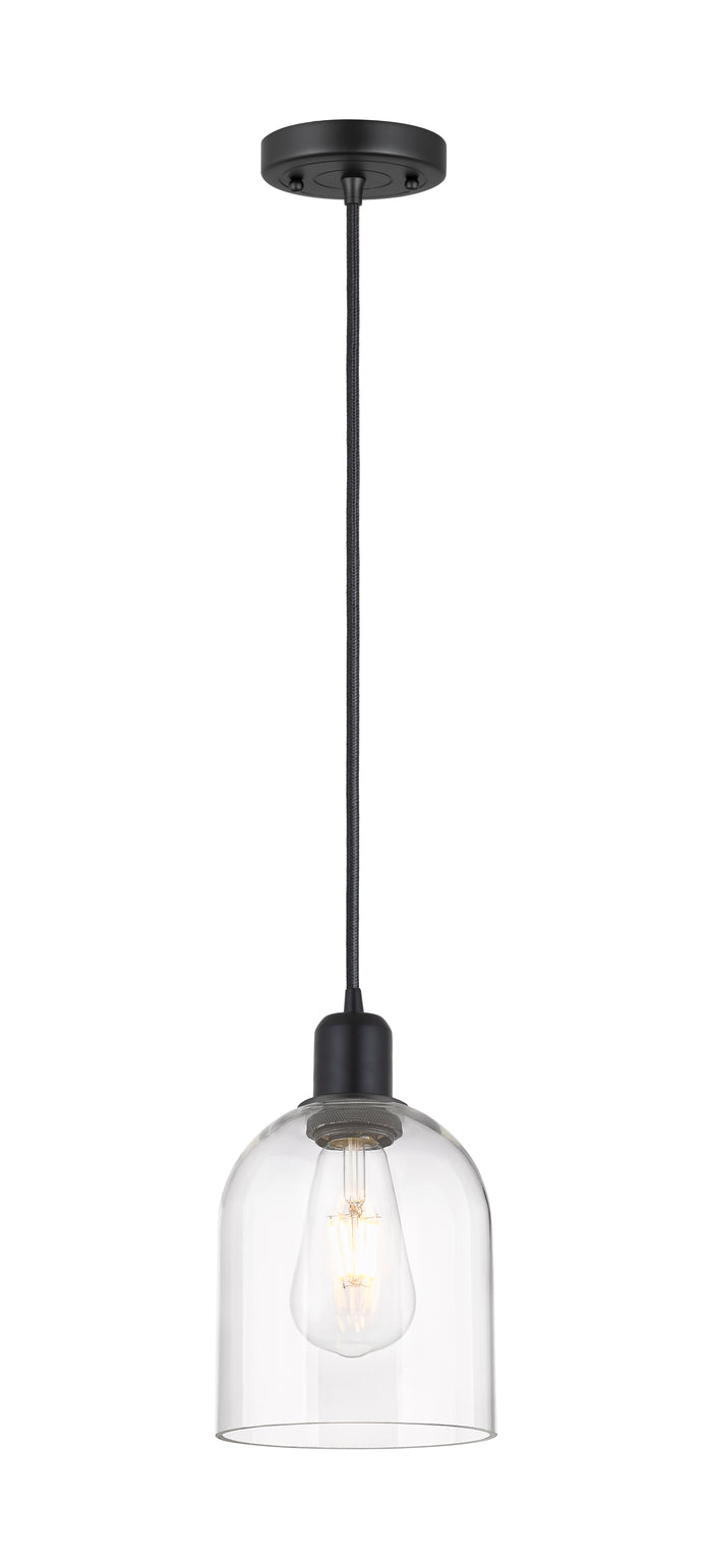Austere Mini Pendant Matte Black Brass