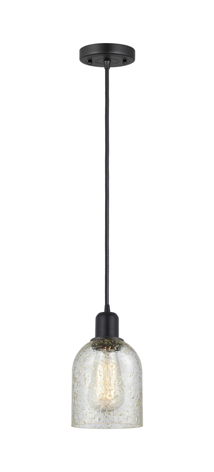 Austere Mini Pendant Matte Black Brass