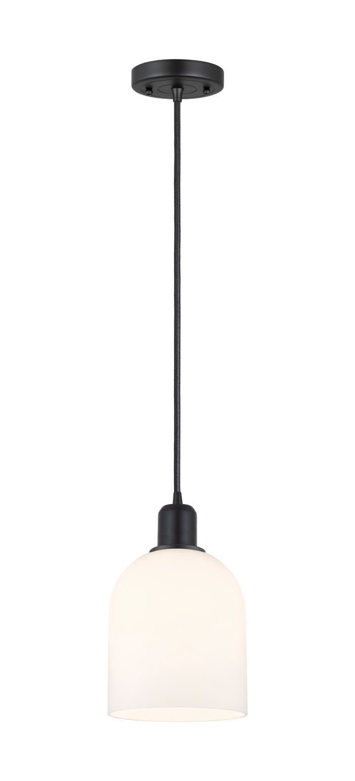 Austere Mini Pendant Matte Black Brass