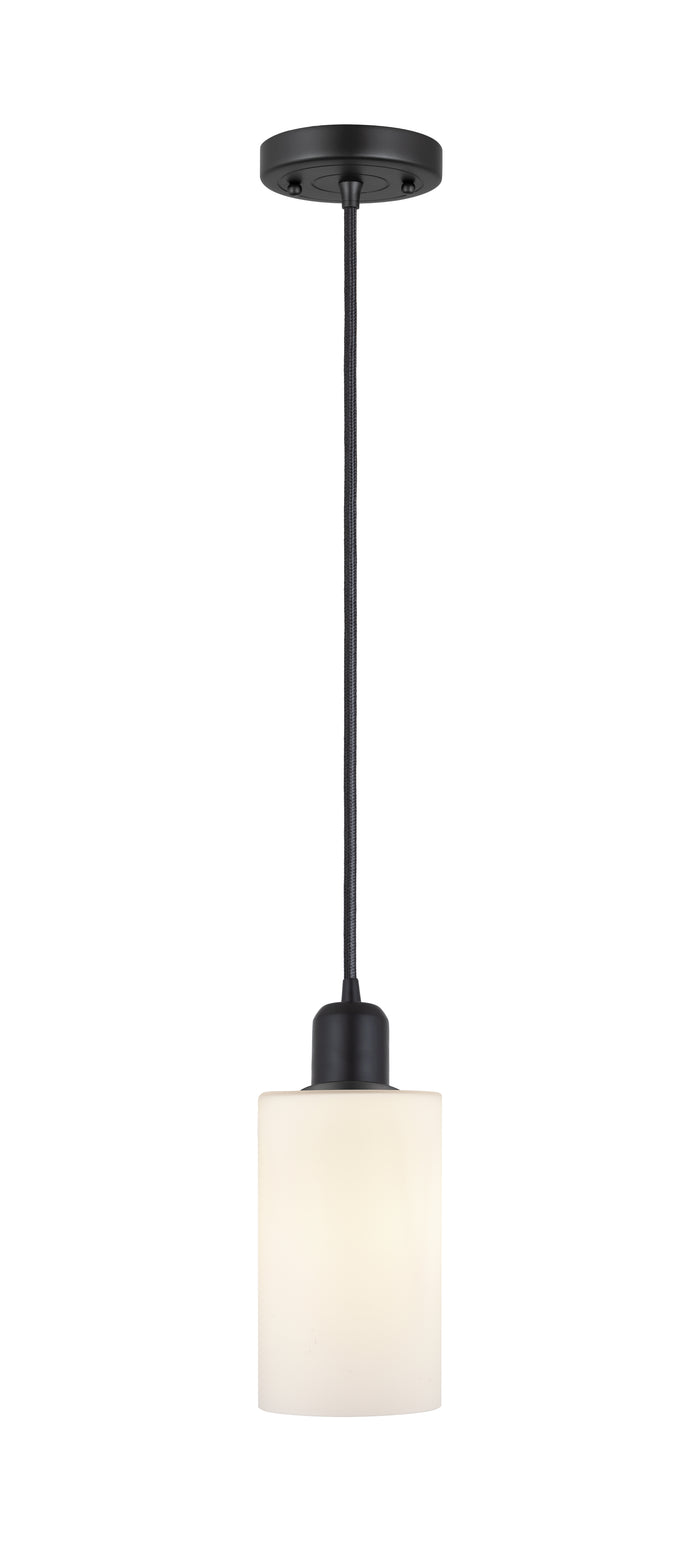 Austere Mini Pendant Matte Black Cast Brass