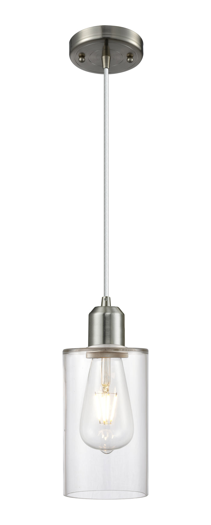 Brushed Satin Nickel / Clear